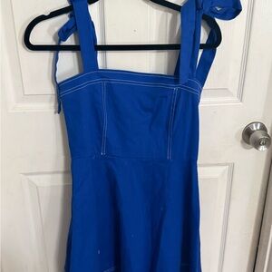 Elegant Blue Women's Dress